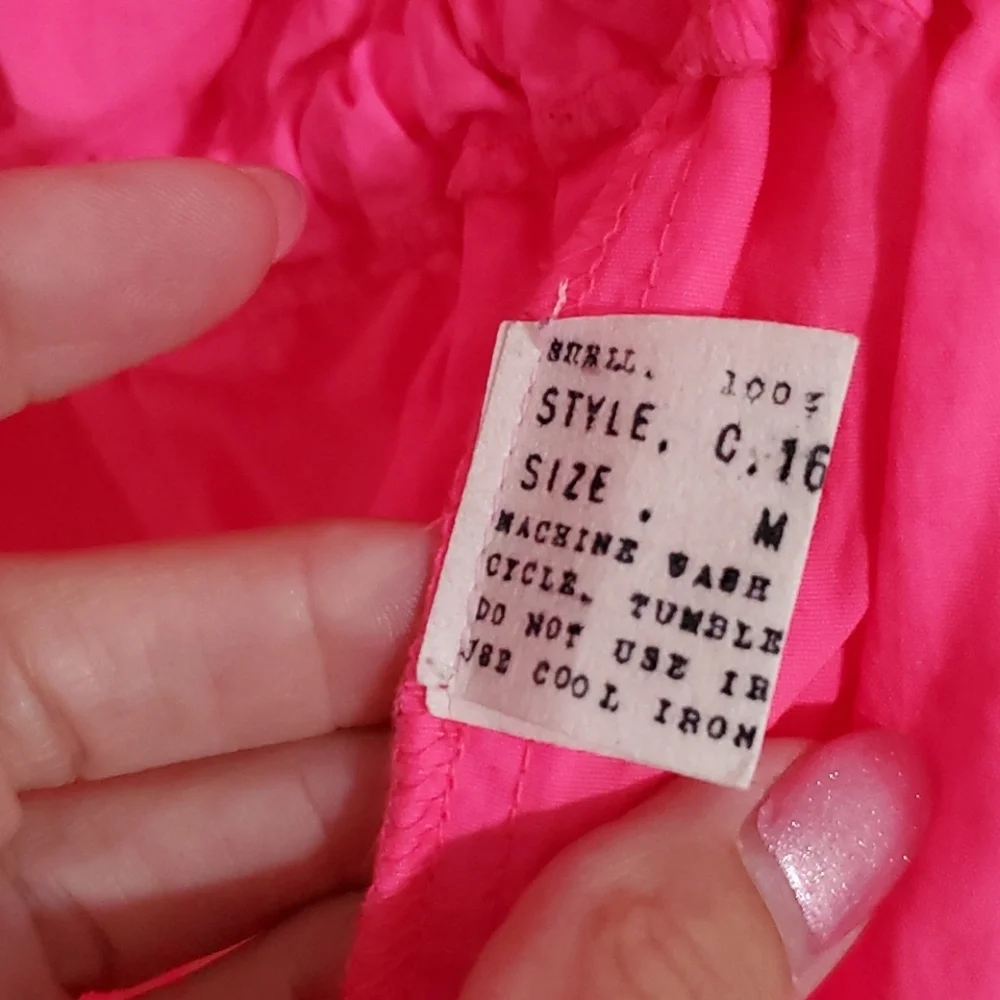 AVON FASHIONS Neon pink windbreaker jog running M - Picture 9 of 10